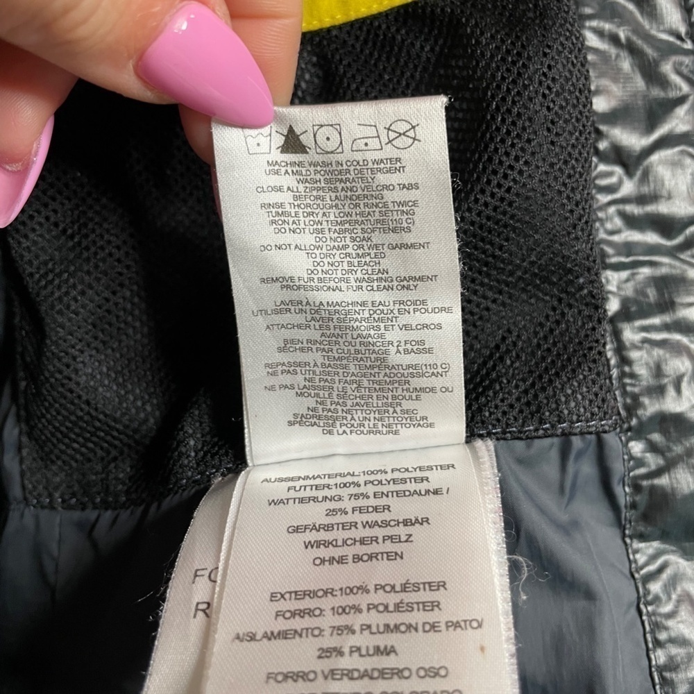 Lole Katie L Edition Long Coat Real Fur Parka - Picture 15 of 16